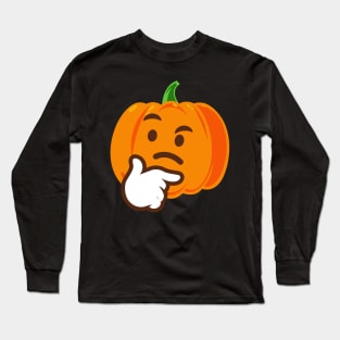 Pumpkin Thinking Long Sleeve T-Shirt